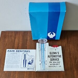 NWT Vintage Marco Advertising Rain Gauge Glenn's Automotive Service Waverly, VA